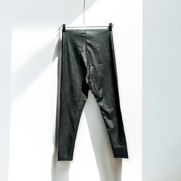 🌻NEW w.tags COMMANDO Black Perfect Control Faux Leather Leggings Size Large - Picture 8 of 16